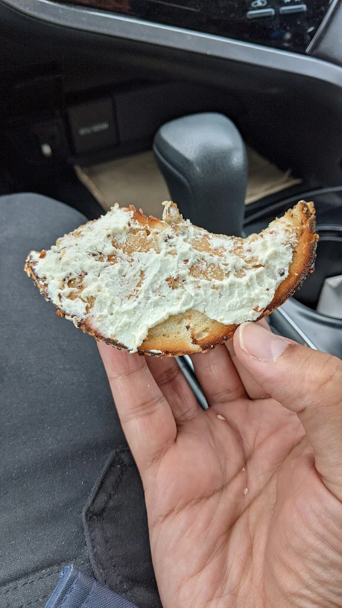 Everything Bagel with Cream Cheese