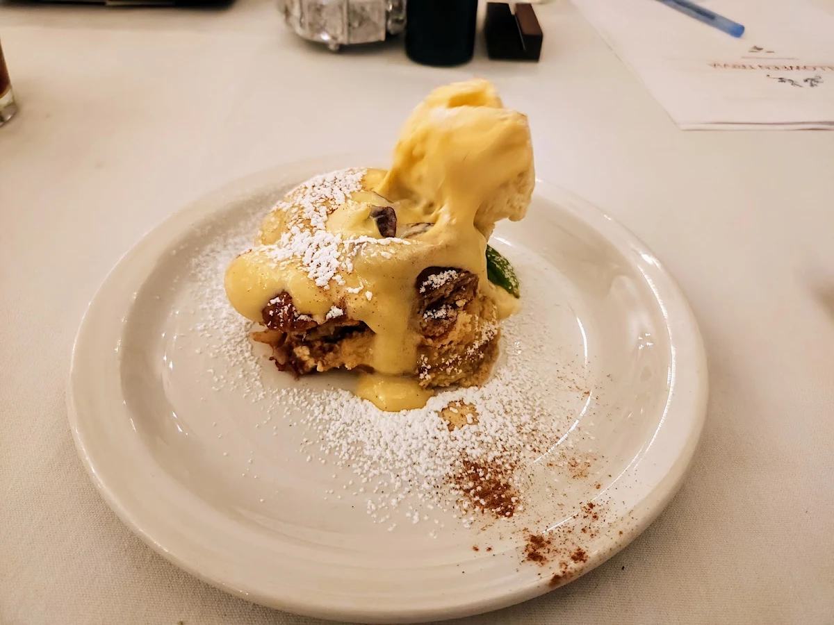Warm Bread Pudding