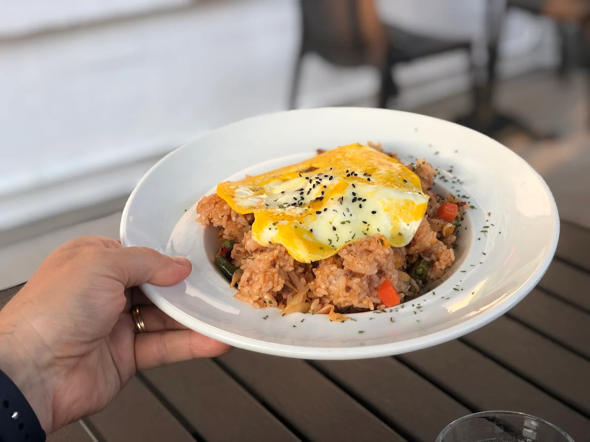 Kimch Fried Rice with Cheese