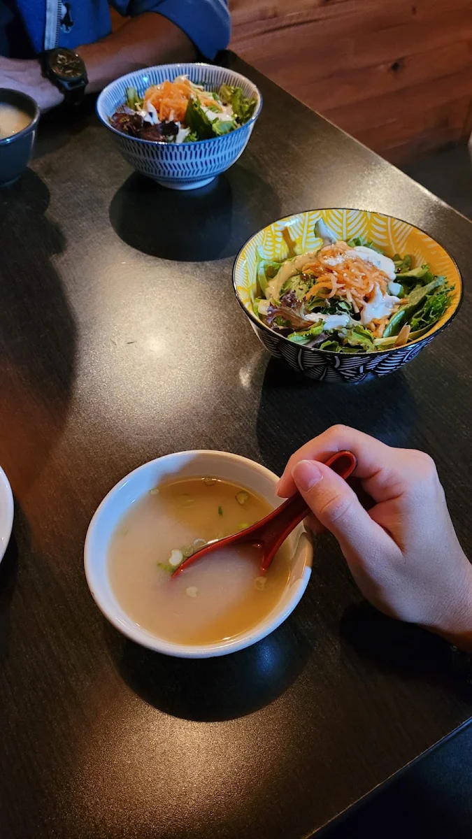 Served with Miso Soup