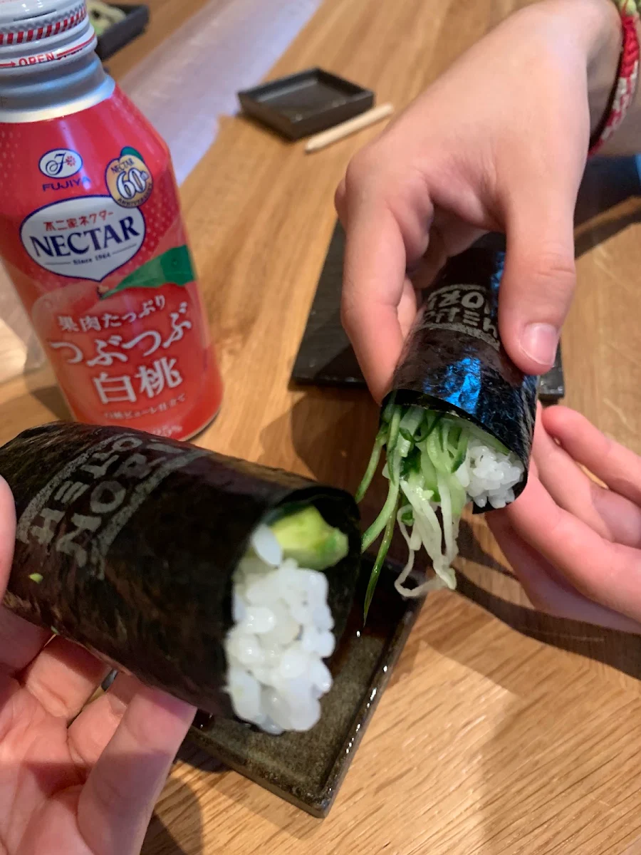 Avocado and Cucumber Roll