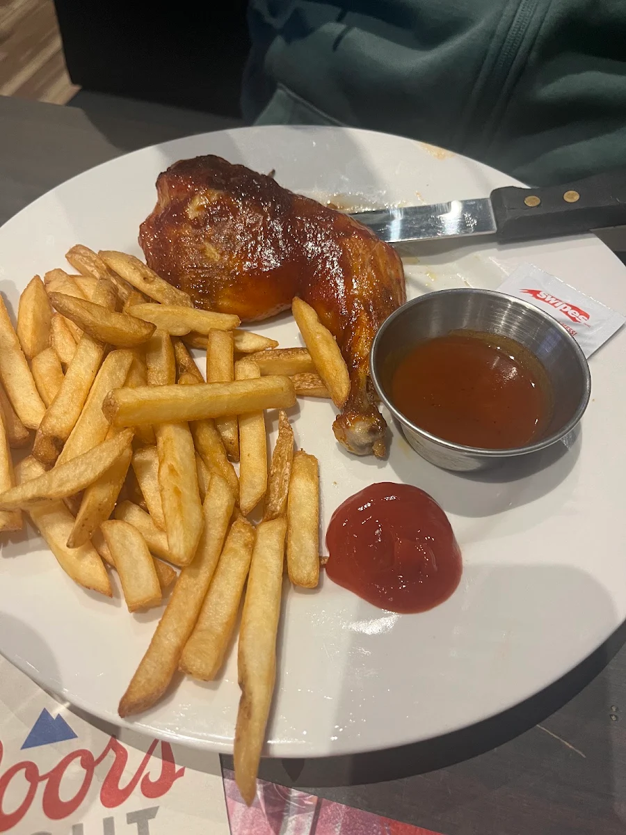 Half BBQ Chicken Dinner