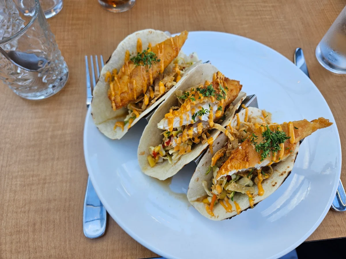 Crispy Halibut Tacos
