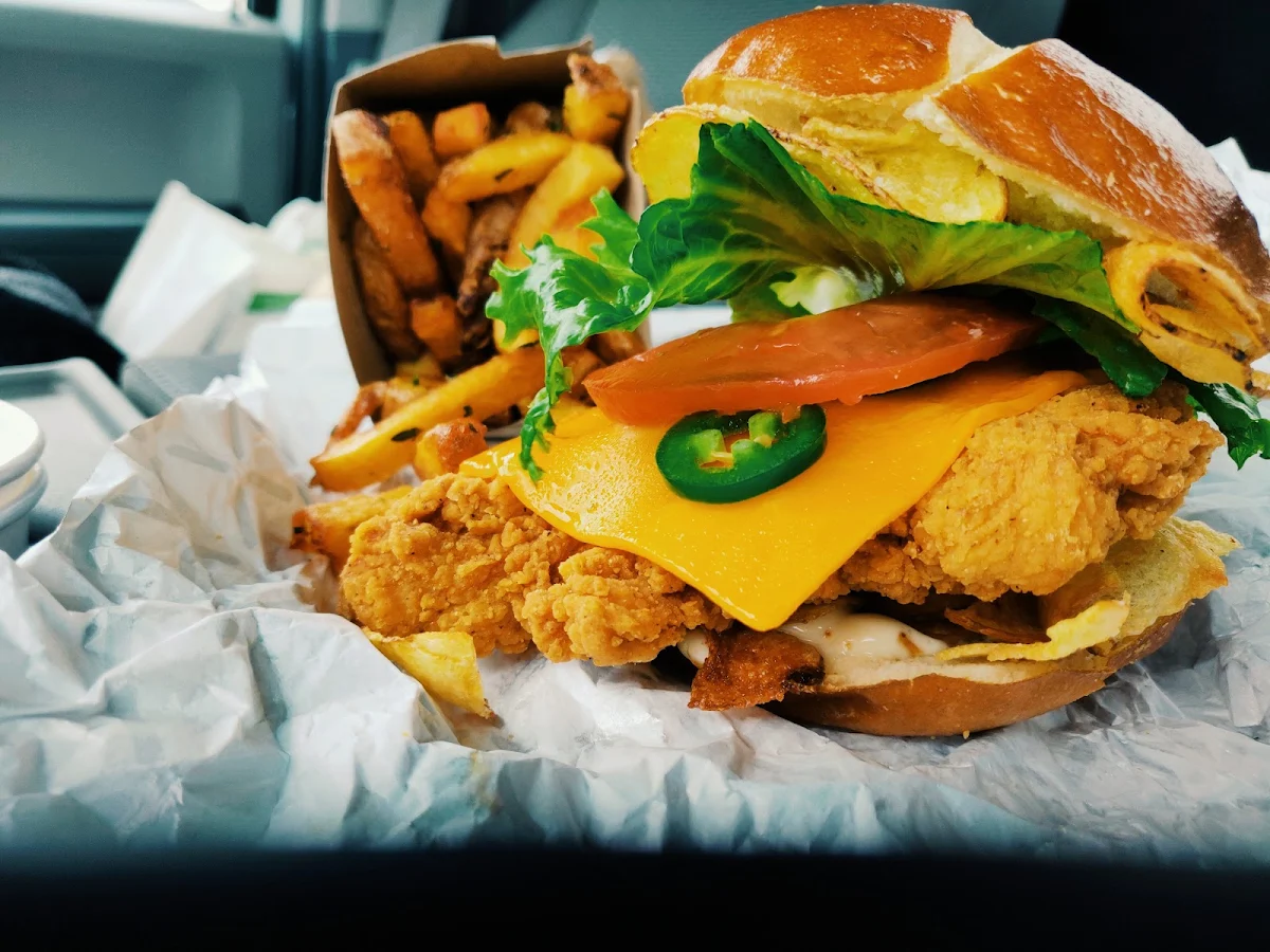 The Rebel Chicken Burger Combo