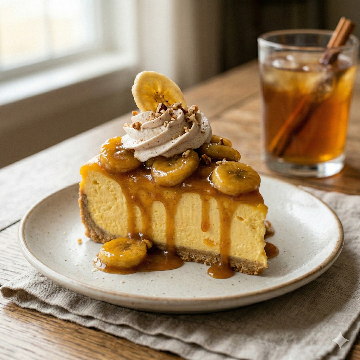 Banana Foster Cheesecake