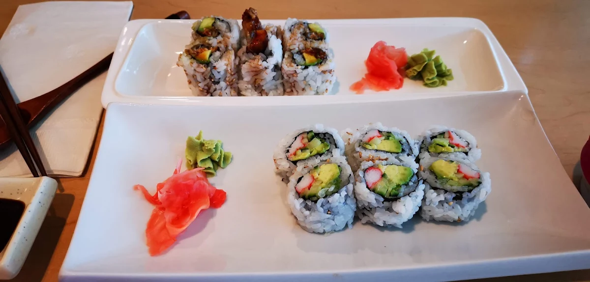 Unagi the Eel Roll and California Roll