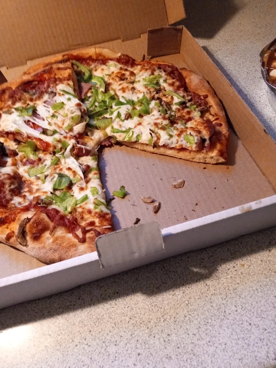 Pizza Toute Garnie Absolument Délicieuse