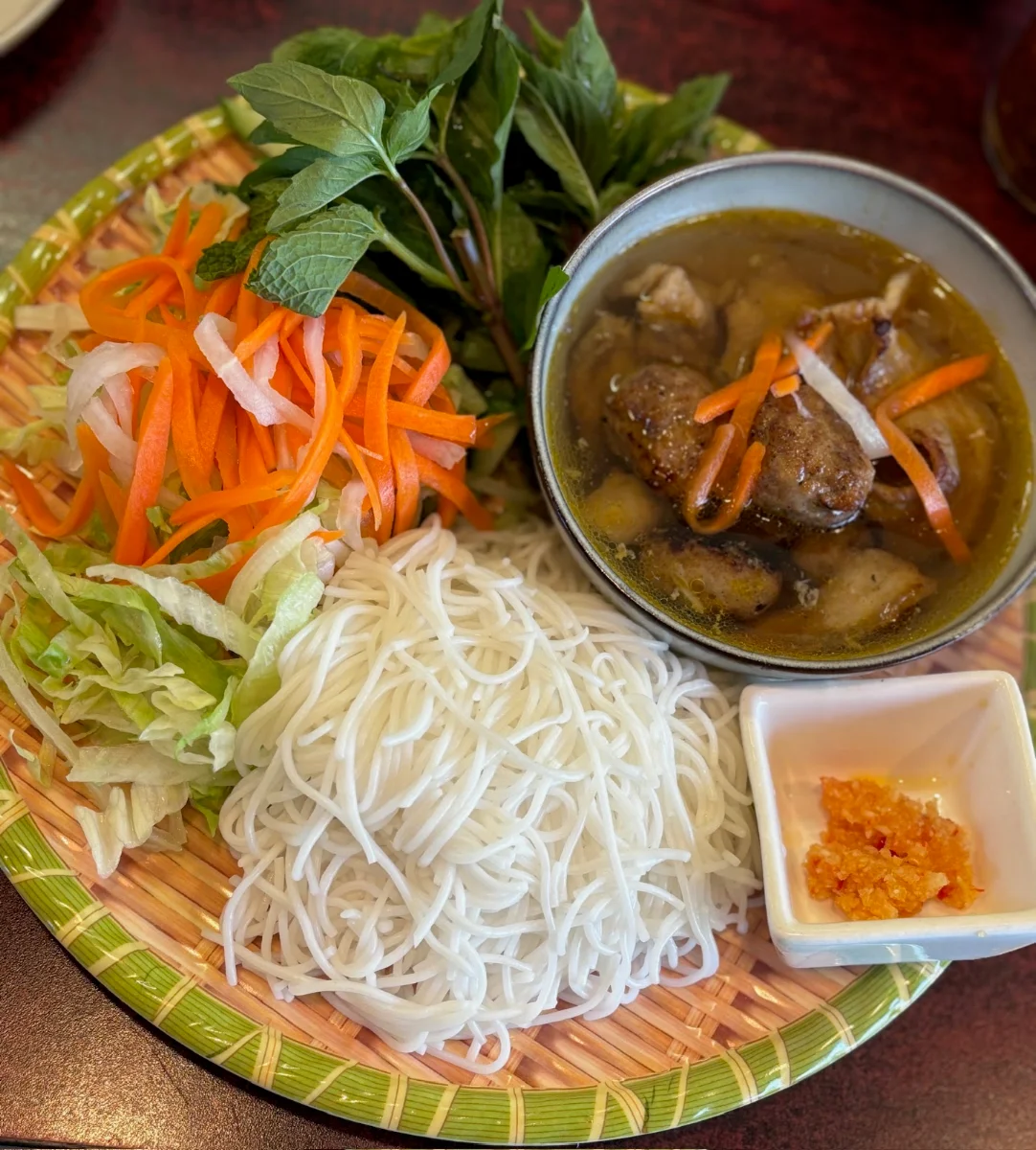 Hanoi-Style Grilled Pork with Vermicelli - Bún Chả Hà Nội