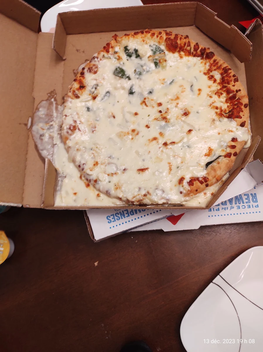 Pizza Fromage Épinards