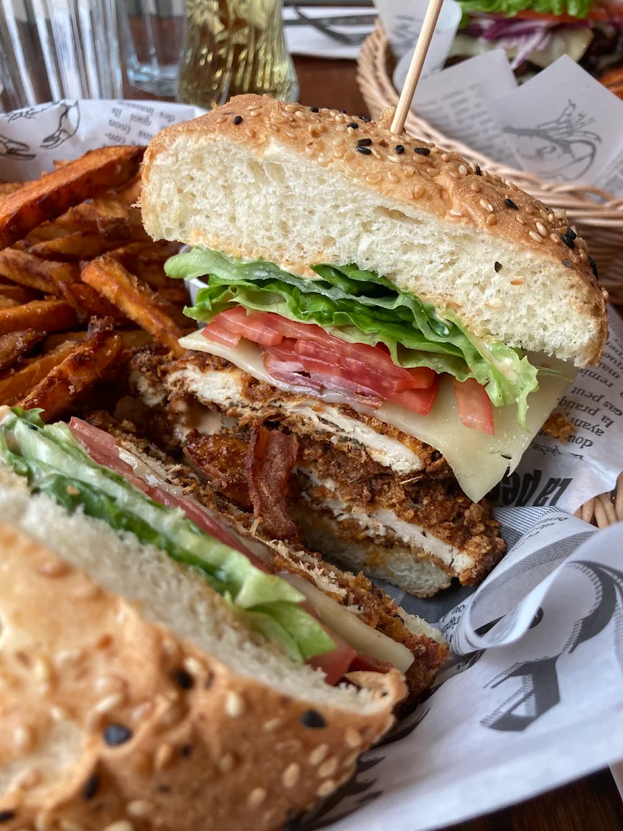 Fried Chicken Burger