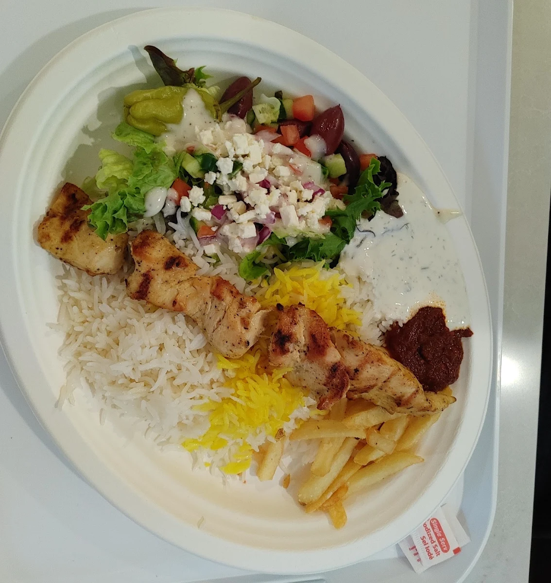 Chicken Kabob Platter