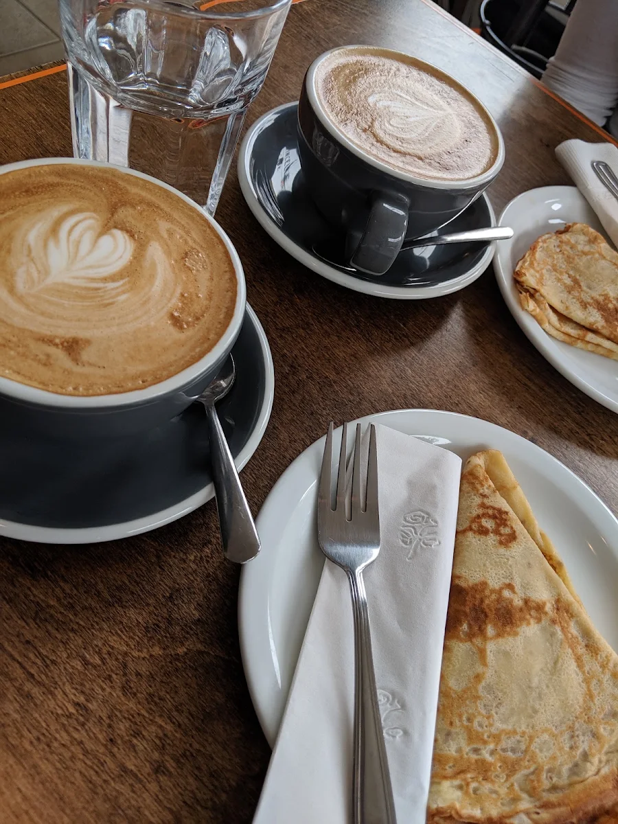 Latte Et Crêpe