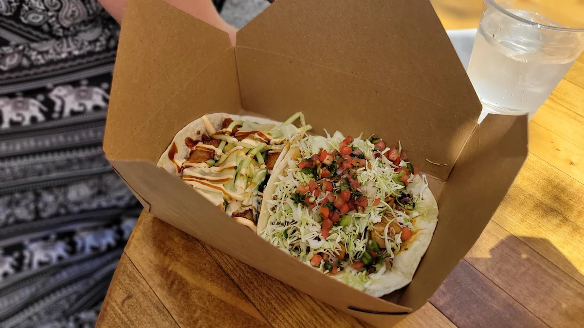 Prawn and Chicken Tacos