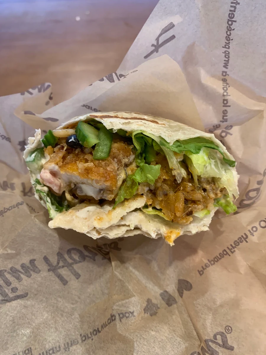 Cilantro Lime Chicken Loaded Wrap