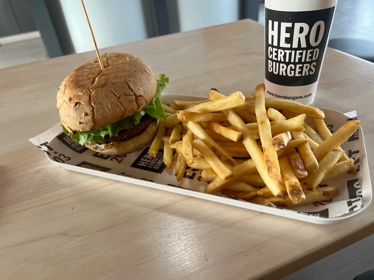 Plant Based Burger Combo