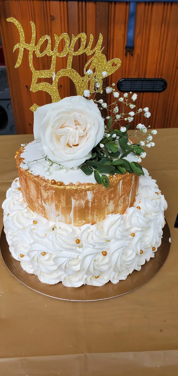 50th Wedding Anniversary Cake