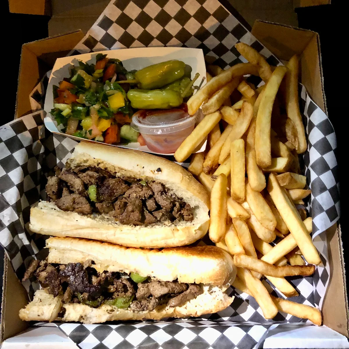 Beef Liver Sandwich Combo