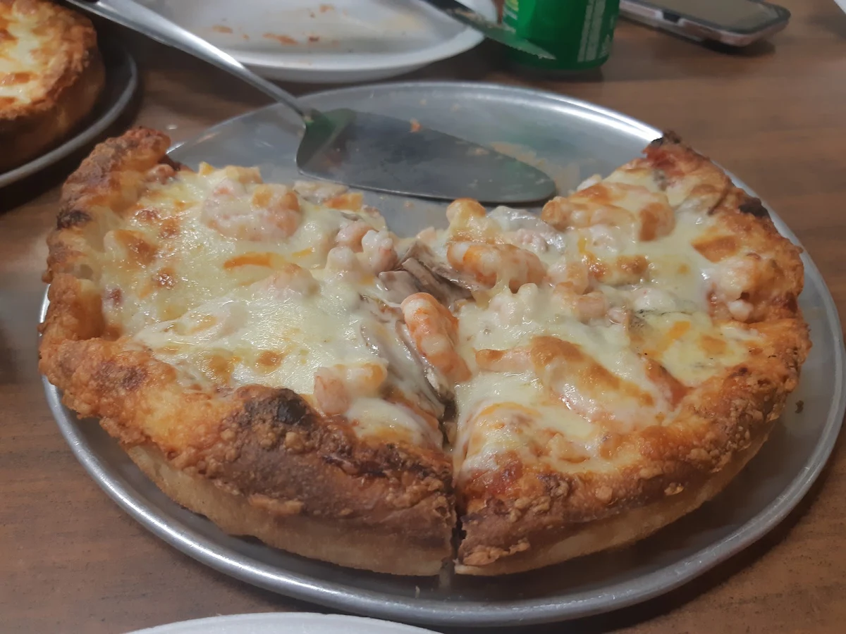 Shrimp & Mushroom Pizza