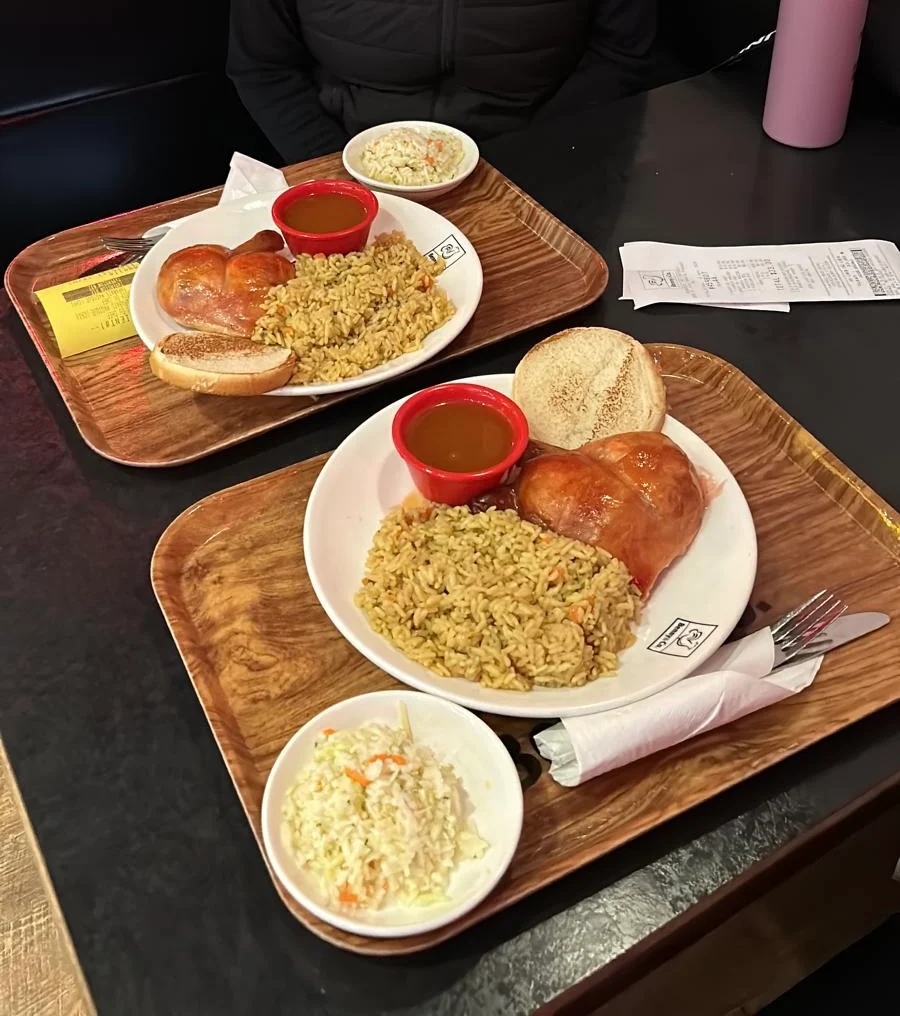 Benny’S Choice Quarter Chicken with Fried Rice