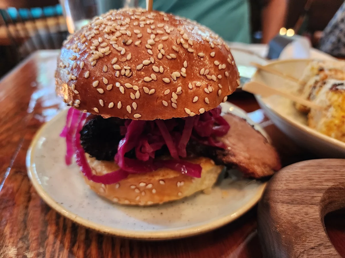 Brisket Burger on Brioche