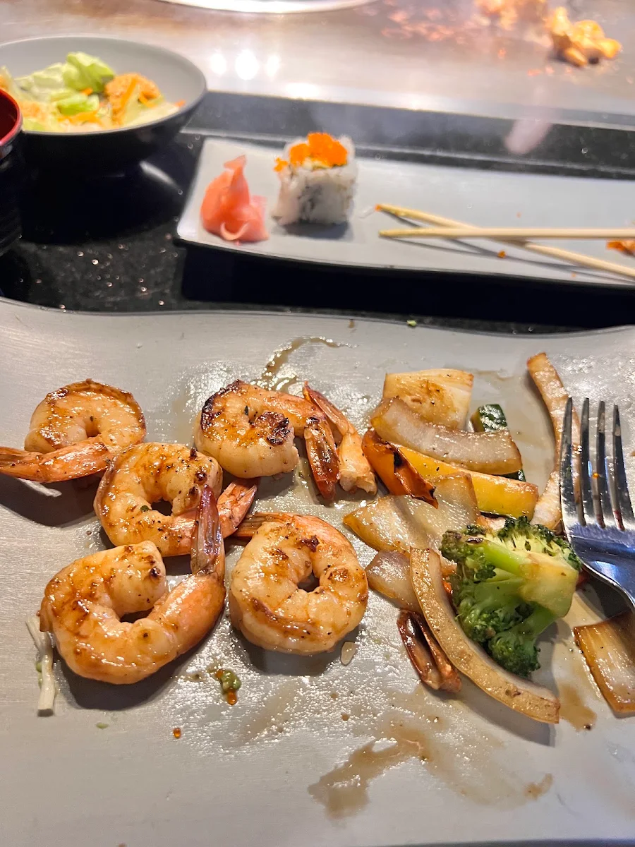 Teppanyaki Shrimp Dinner