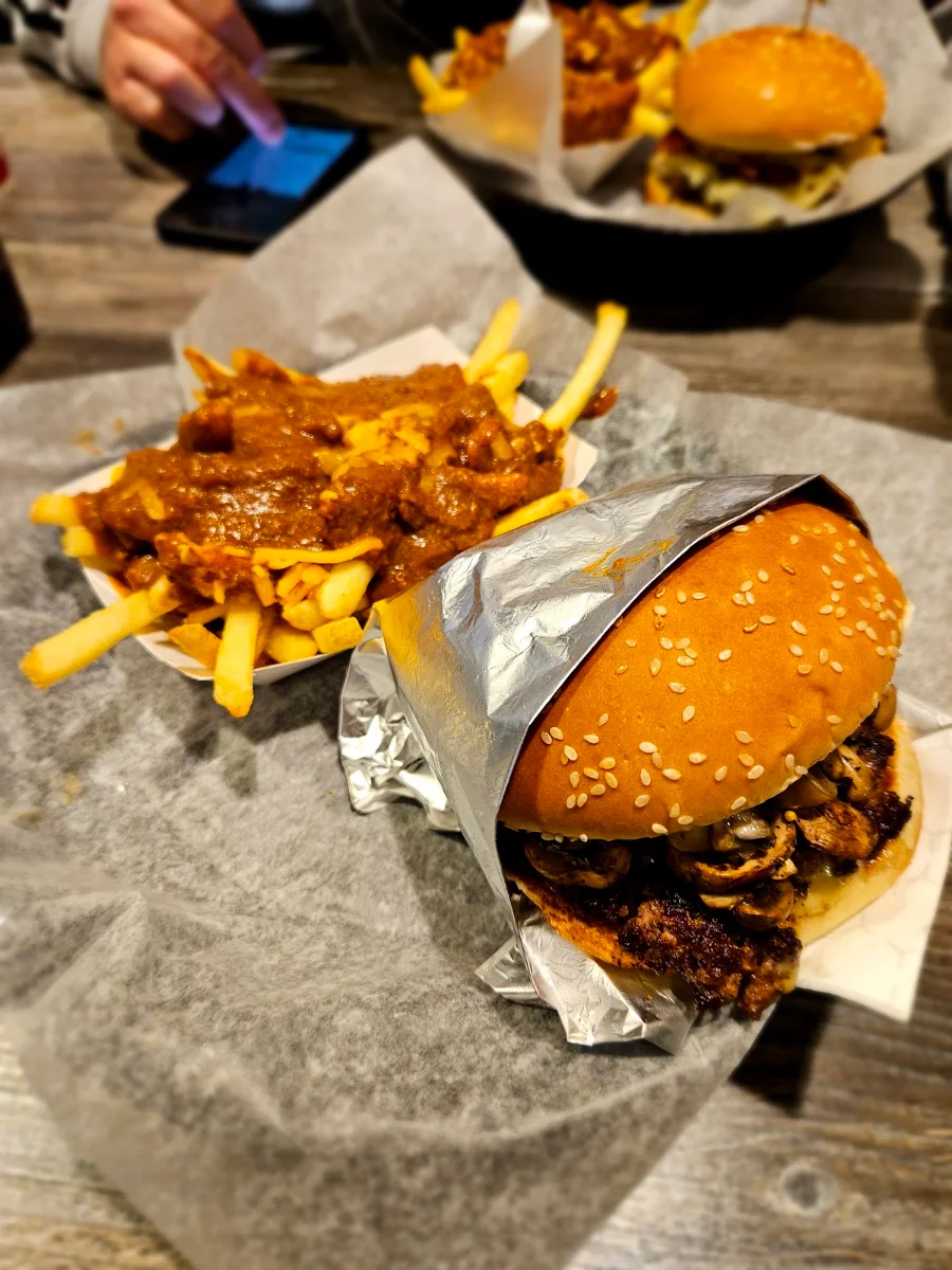 Swiss Mushroom Burger
