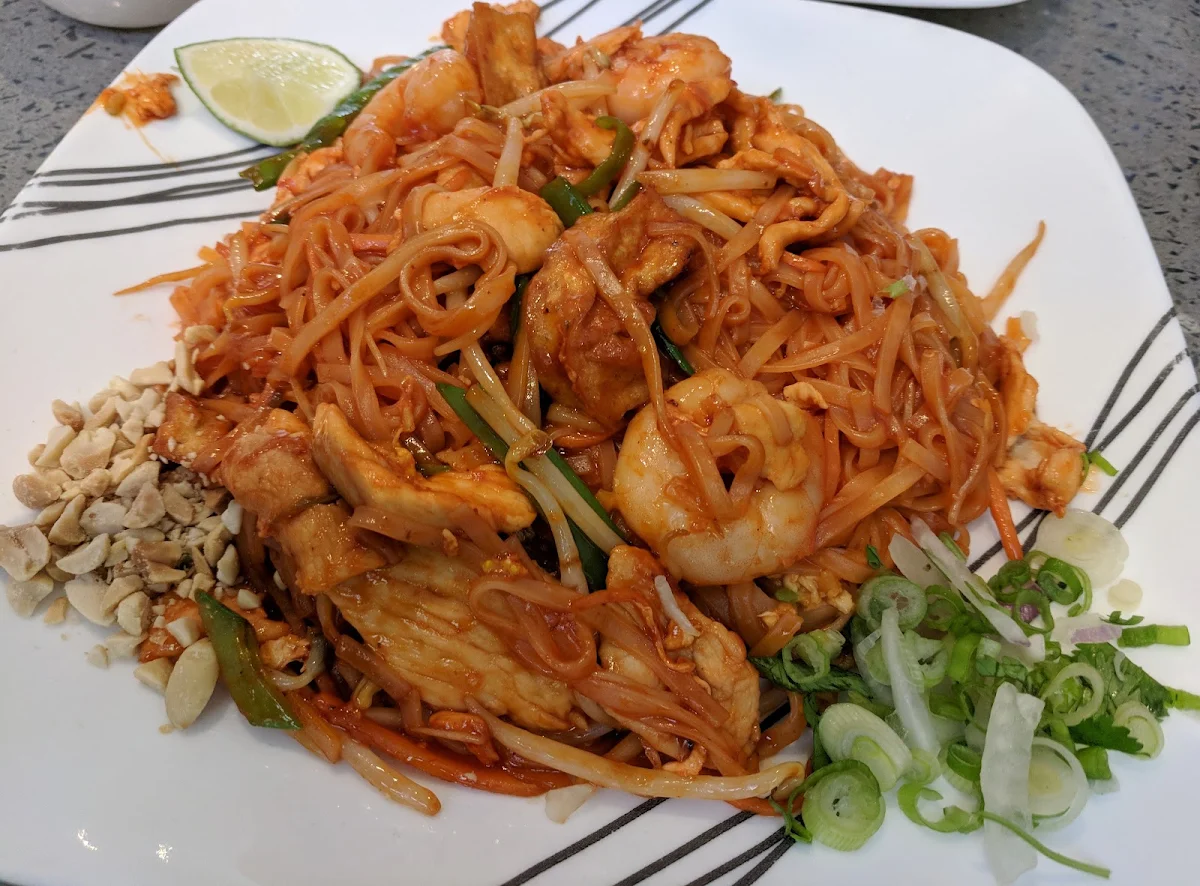 Pad Thai Chicken and Shrimp