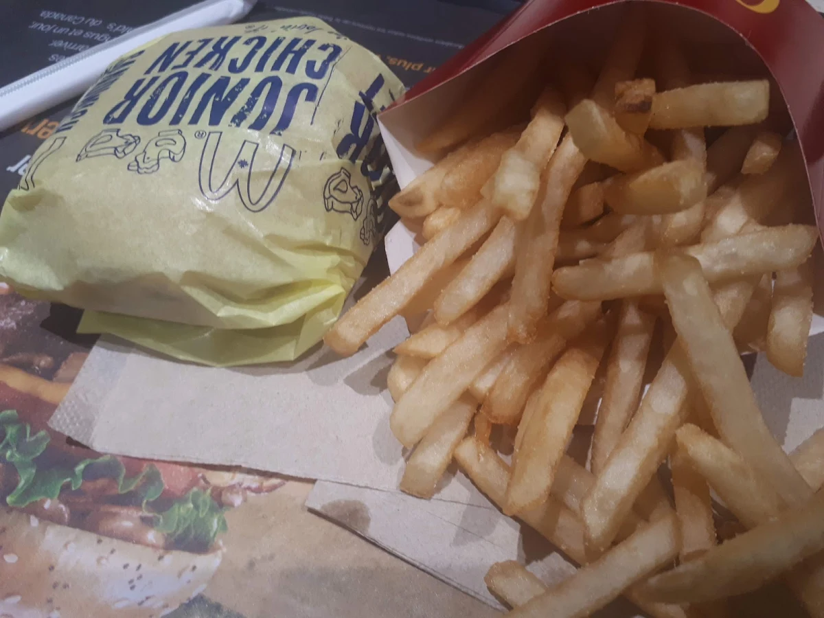 Junior Burger and Fries