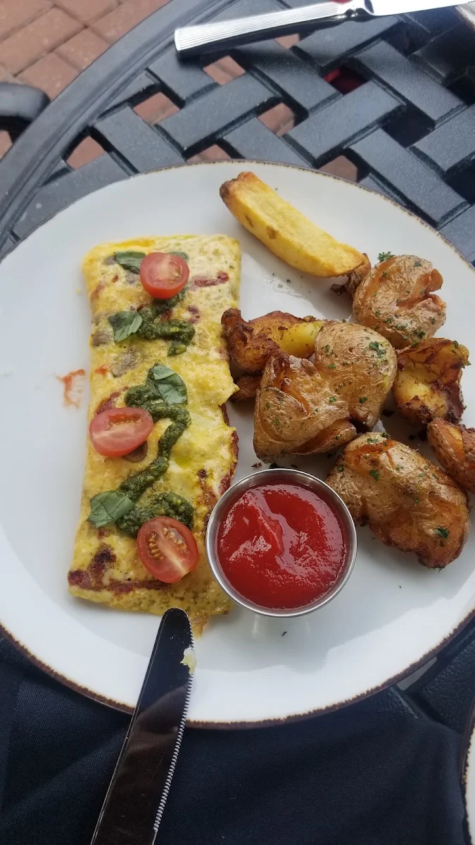 Spinach & Mushroom Omelette