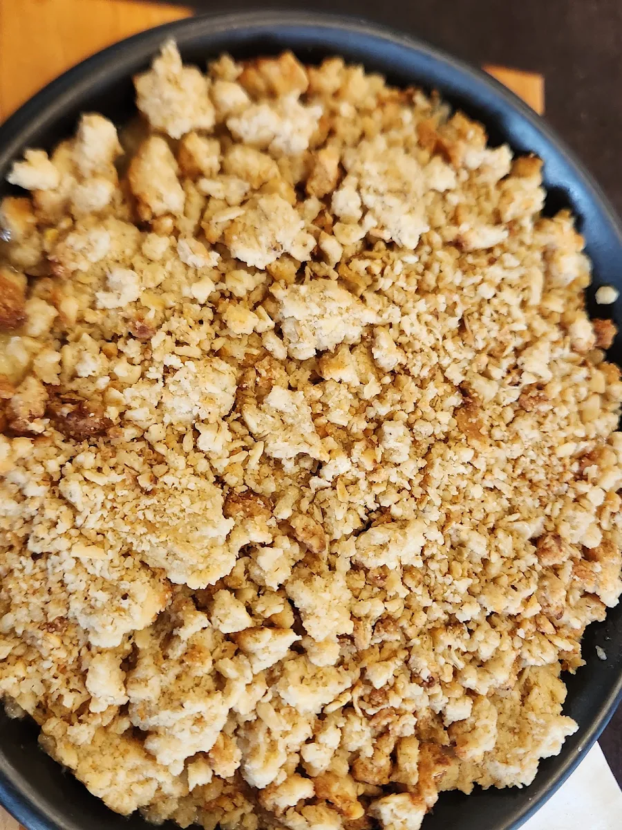 Croustade Aux Pommes Et Sauce Caramel Apple Crumble And Caramel Sauce