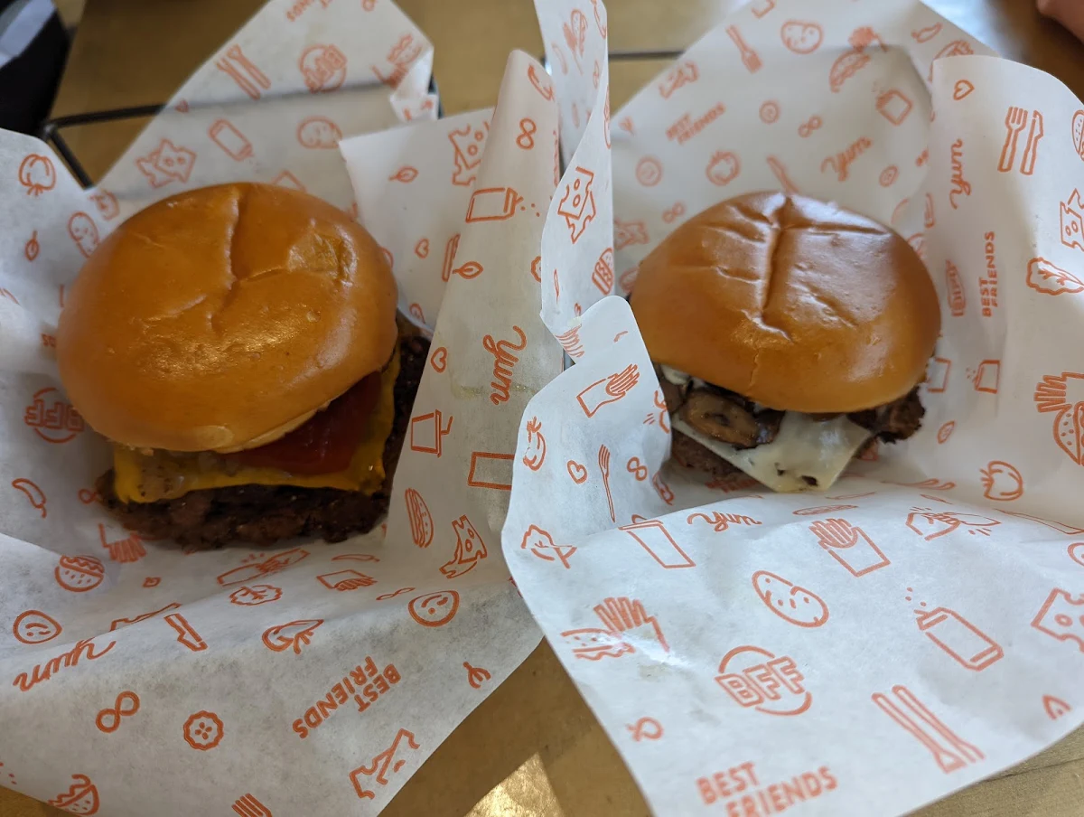 Mushroom Swiss Burger Combo