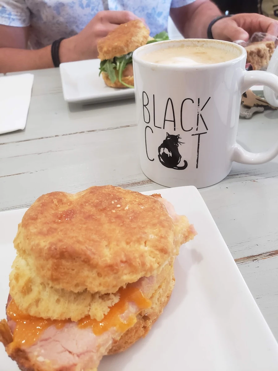 Egg Biscuit with Canadian Bacon