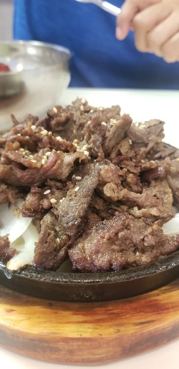 숯불 소불고기 beef bulgogi