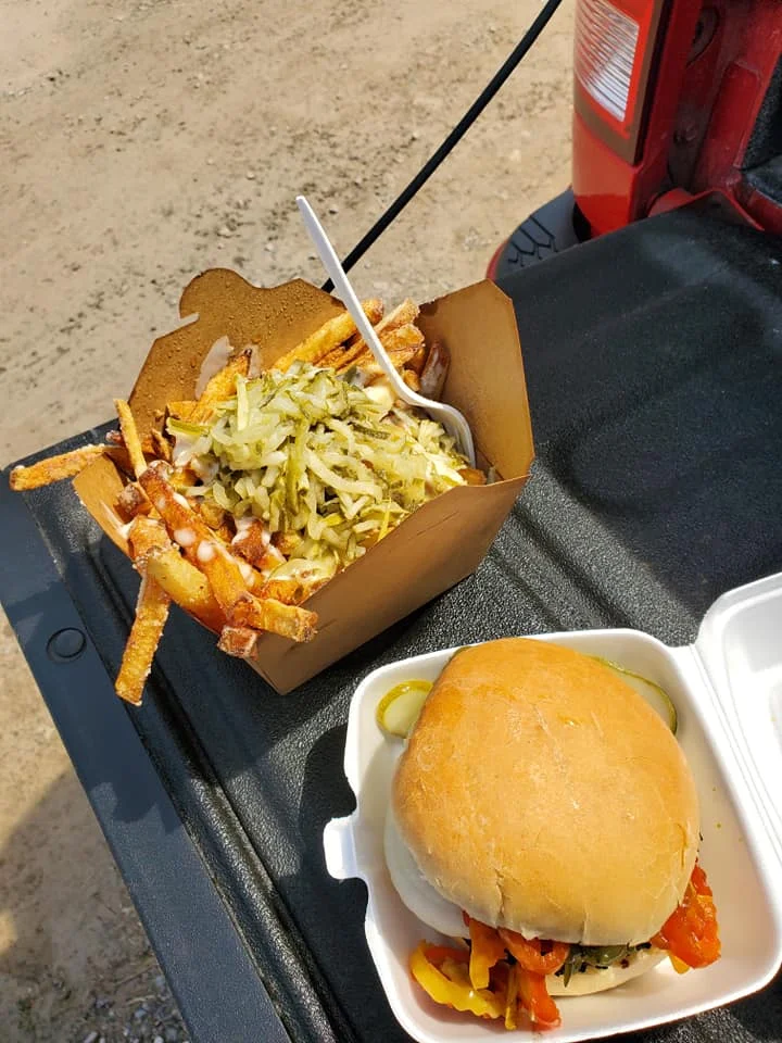 Pickle Fries Bacon Cheeseburger