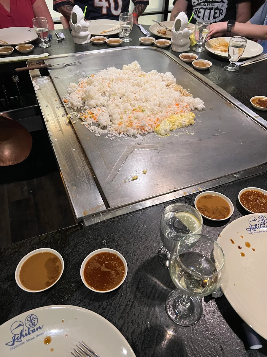 Making Chicken Fried Rice