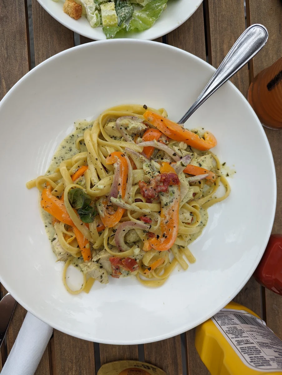 Pesto Chicken Fettuccine