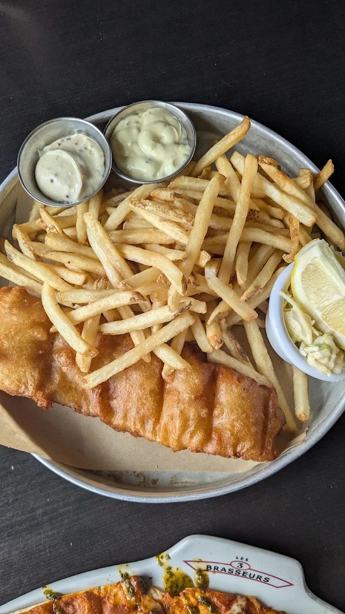 Fish & Chips À la Bière Fish & Chips With Beer