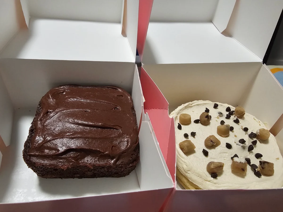 Brownie Fudge and Cookie Dough