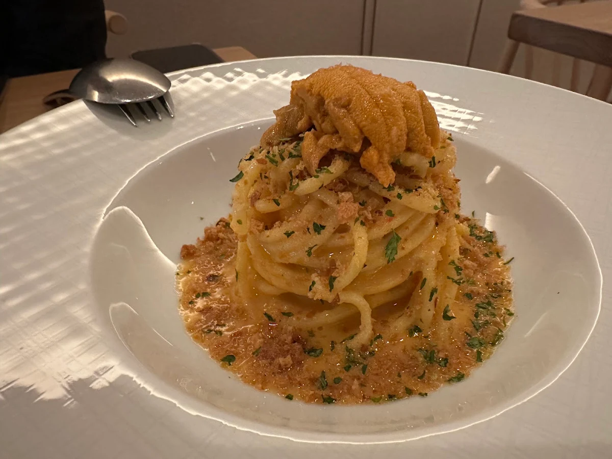 Seasonal Pasta with Sea Urchin