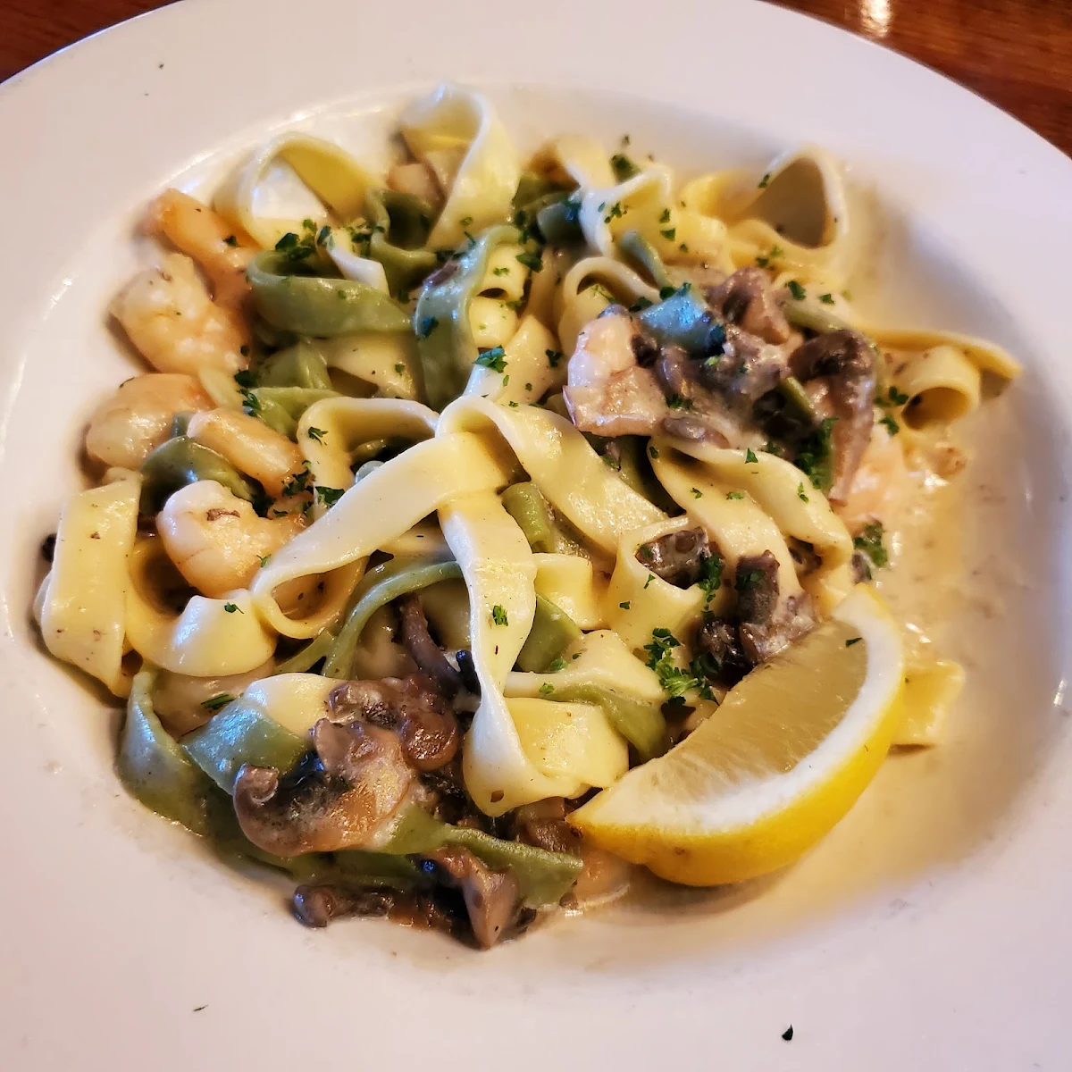 Seafood Fettuccine Alfredo