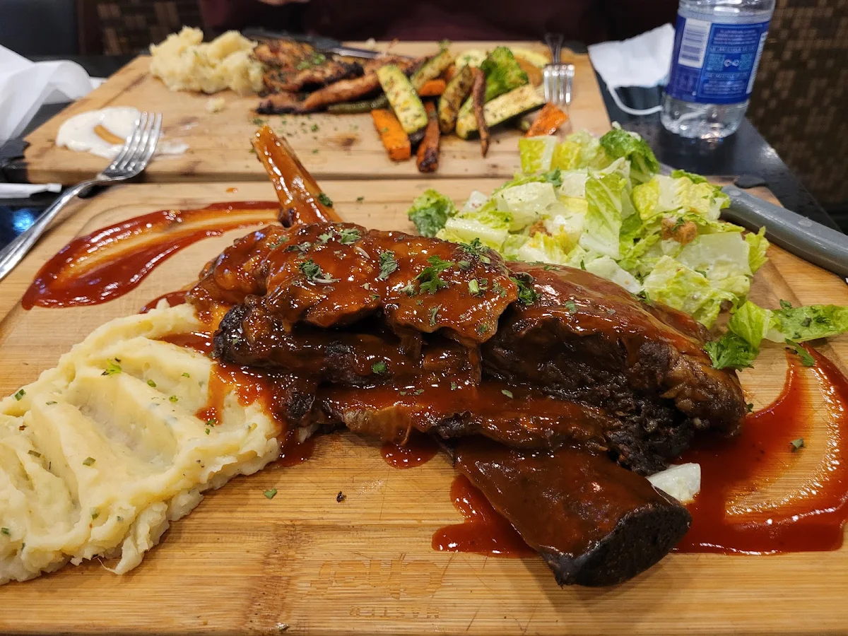 Lamb Shank with Mashed Potatoes
