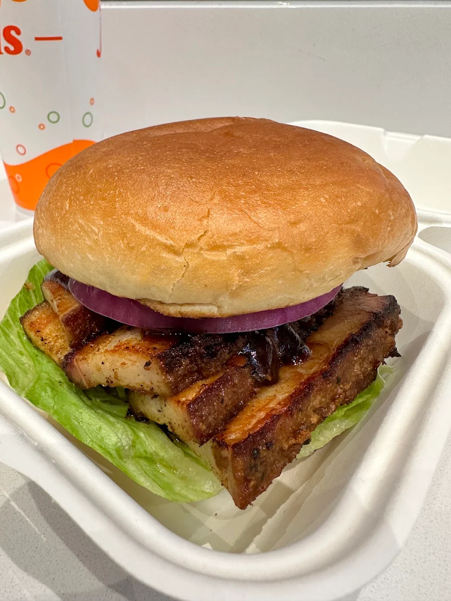 Smoked Pork Belly Sandwich