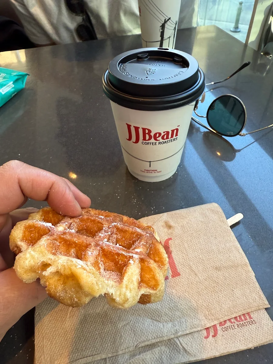 Belgian Waffle and Coffee