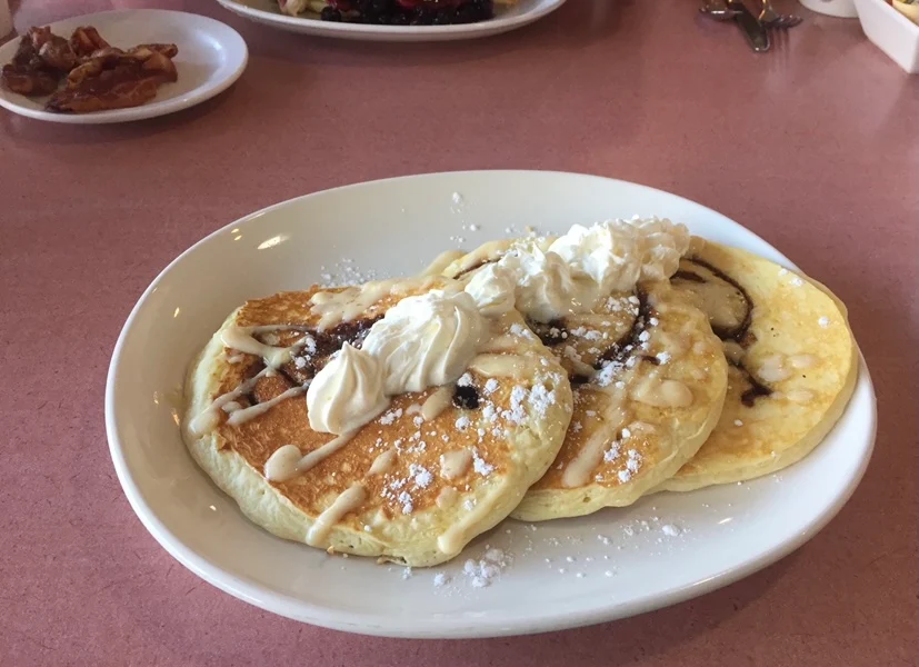 Cinnamon Swirl Pancakes