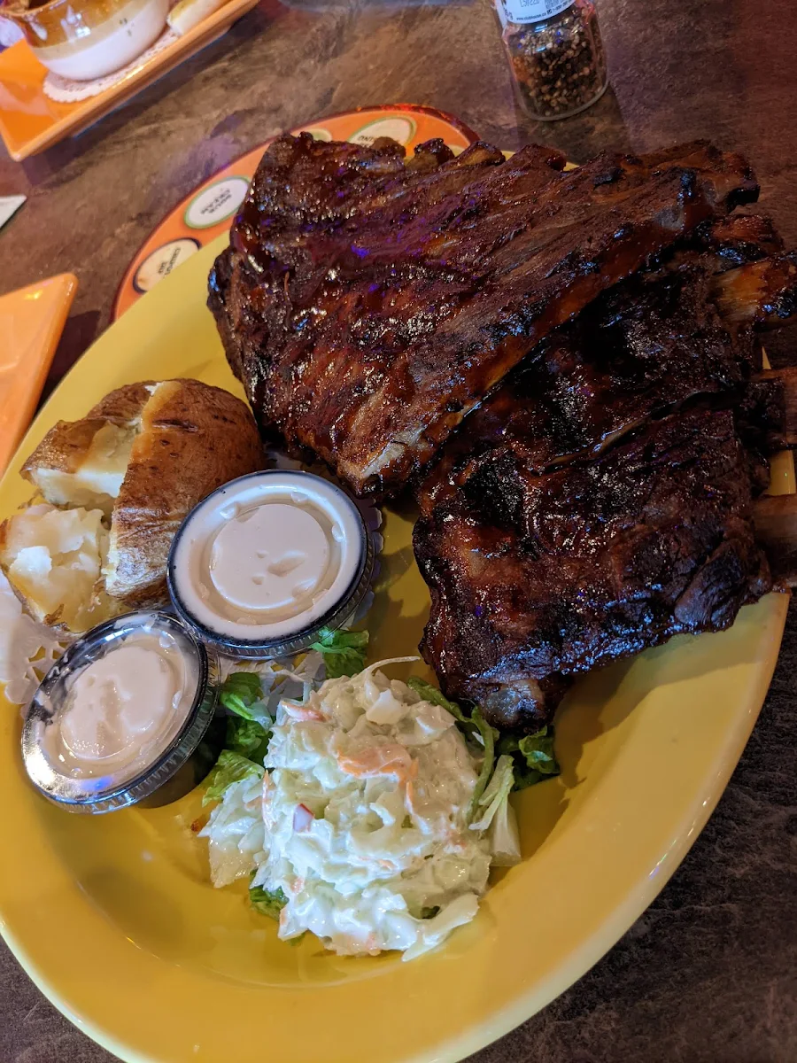 Ribs and Baked Potato