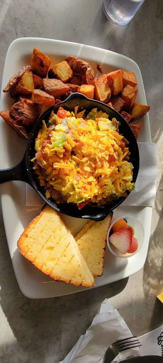 Meat Lovers Skillet with Gluten Free Bread