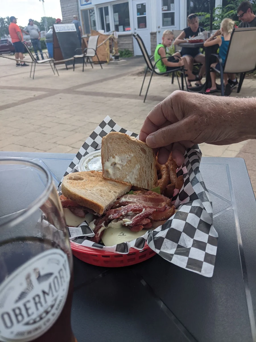 Duck Breast Club Sandwich