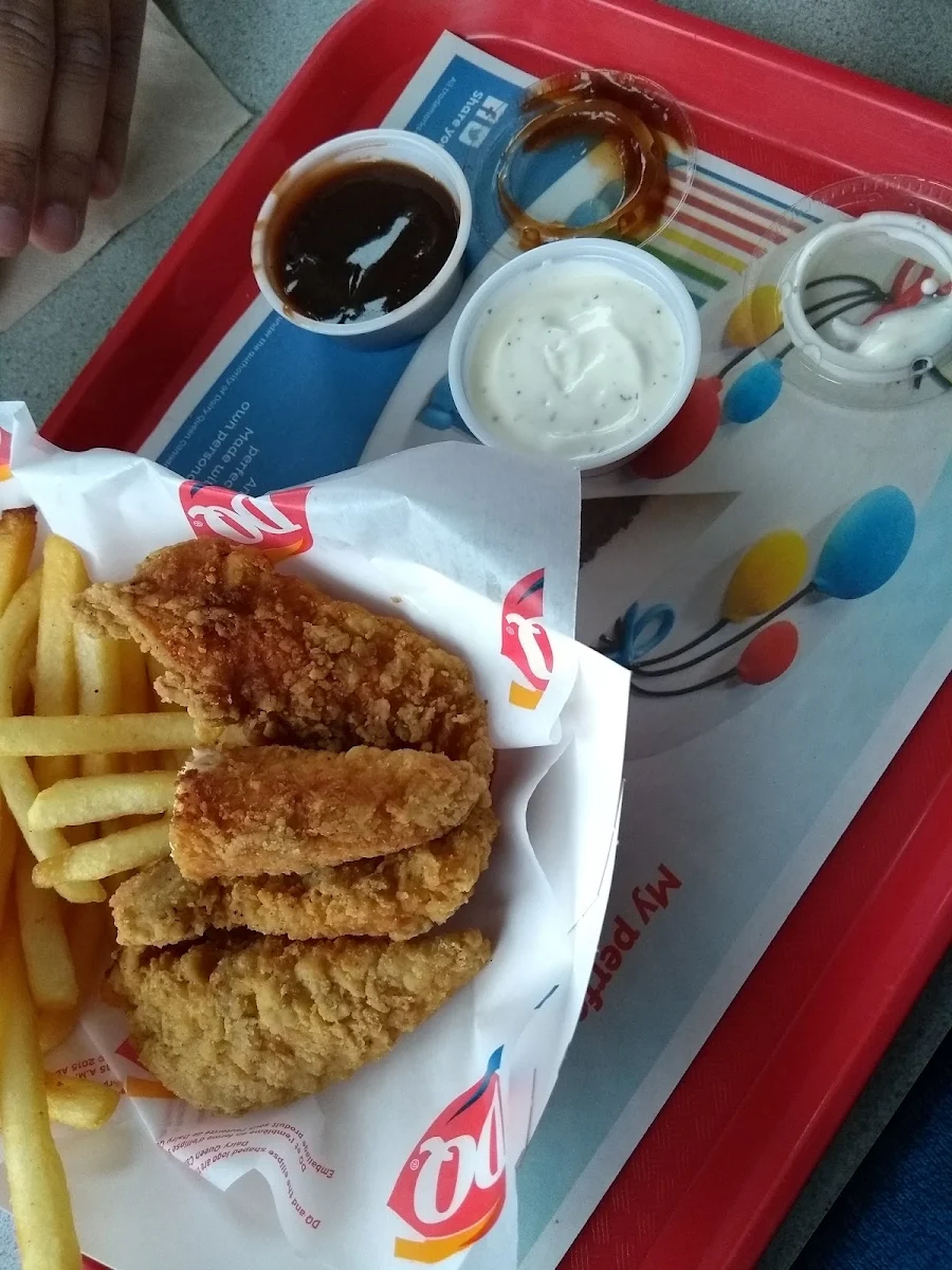 Fried Chicken Tenders and Fries