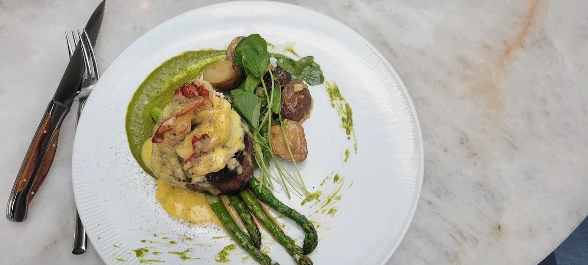Seared Scallop Tiger Prawn