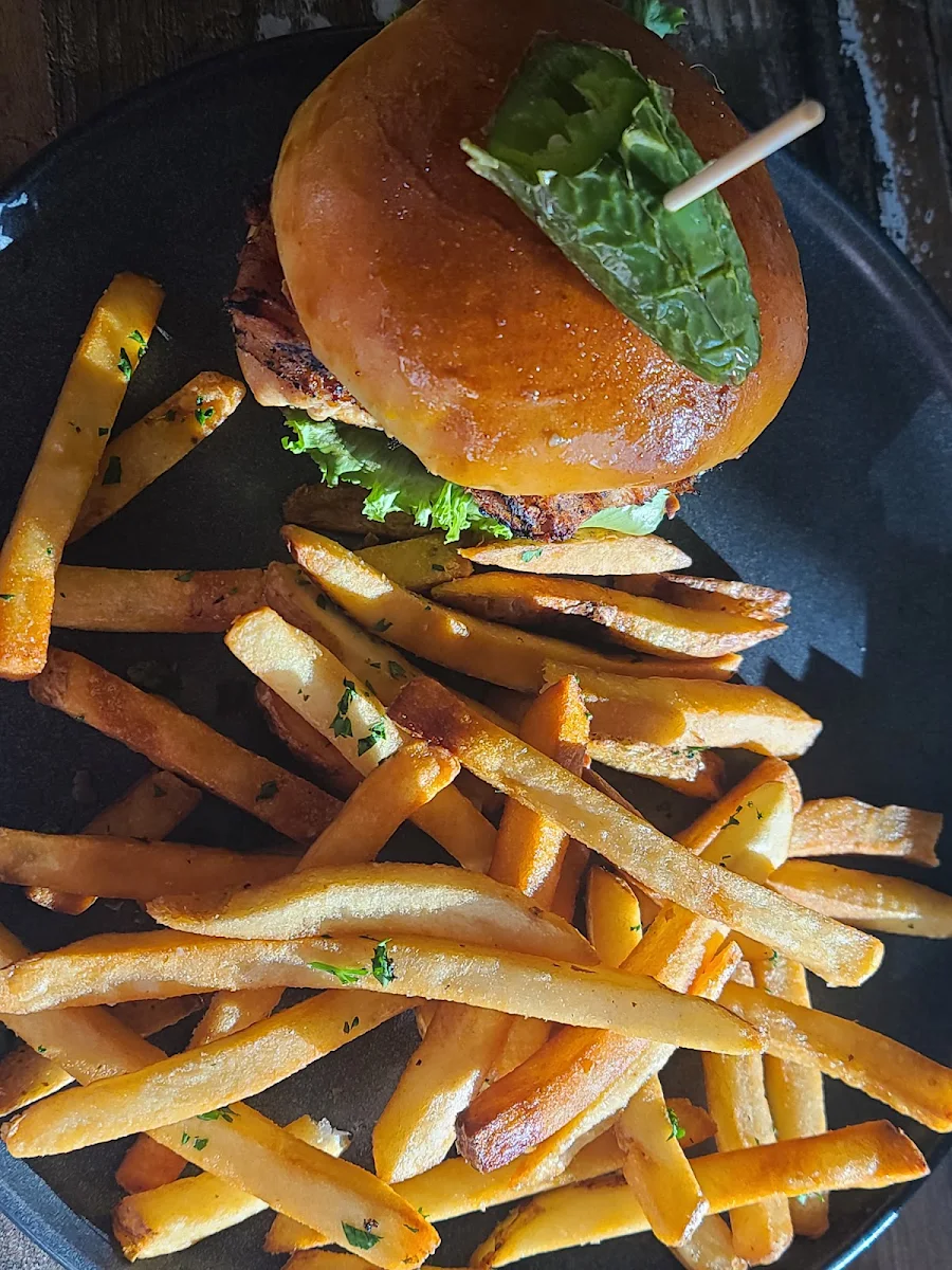 Cajun Chicken Burger